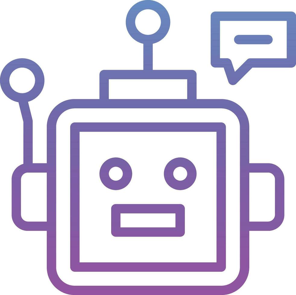 Chat Bot Vector Icon