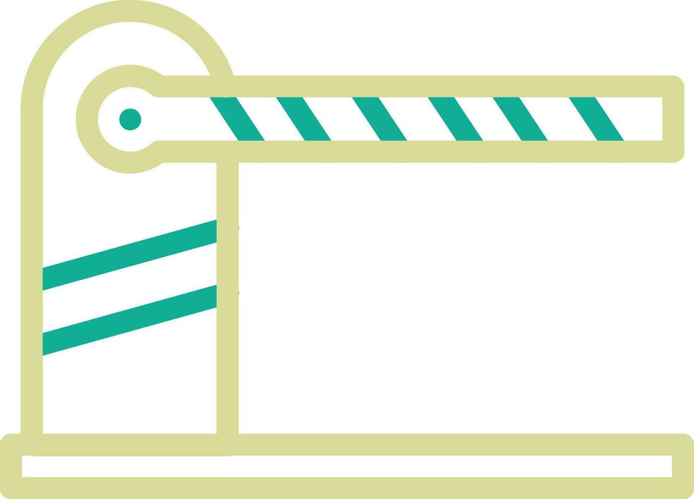 Auto Barrier Vector Icon