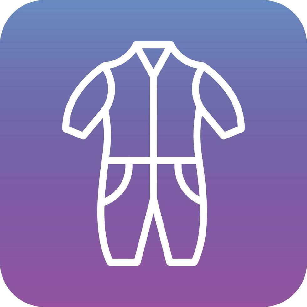 Overall Clothes Vector Icon