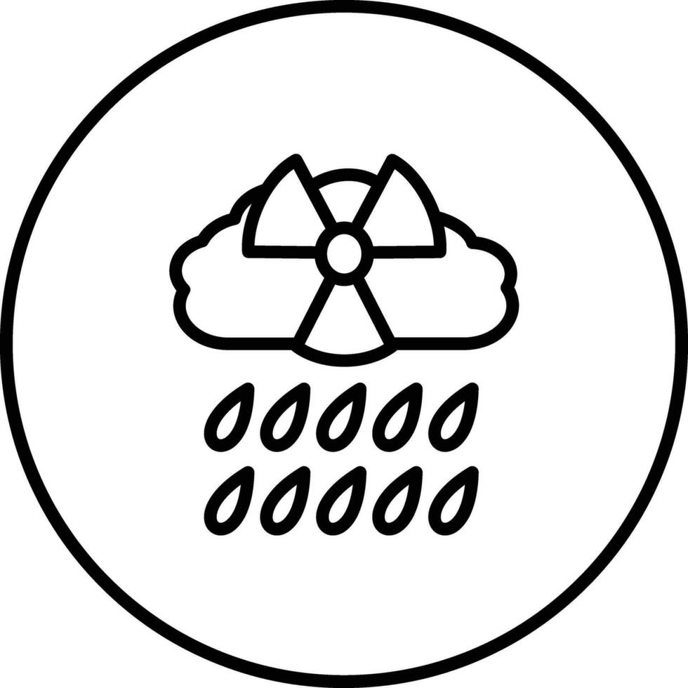 Acid Rain Vector Icon