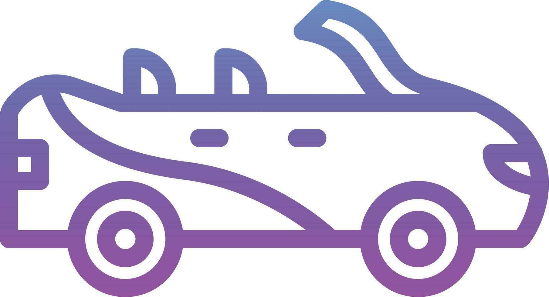 Convertible Car Vector Icon