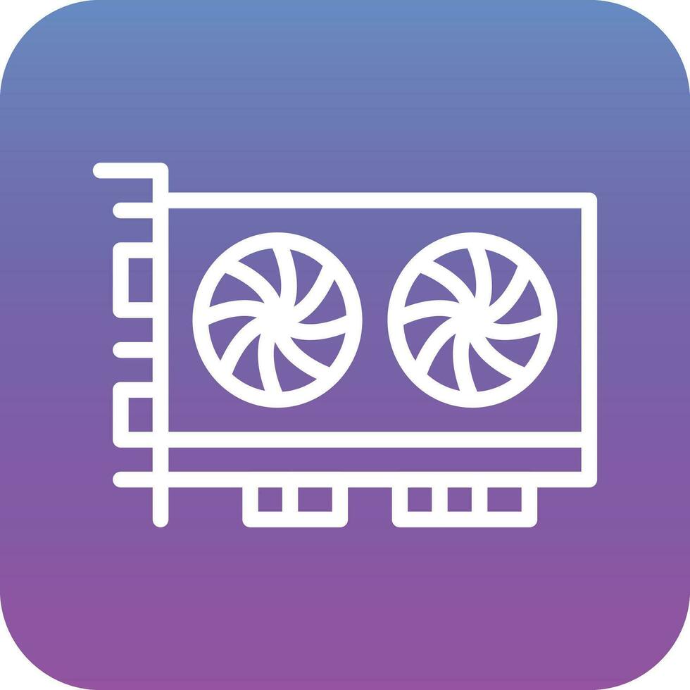 Graphics Card Vector Icon