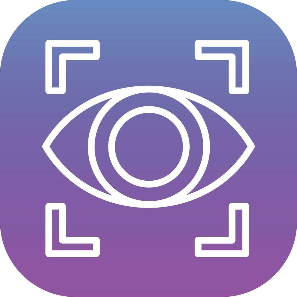 Eye Scanner Vector Icon