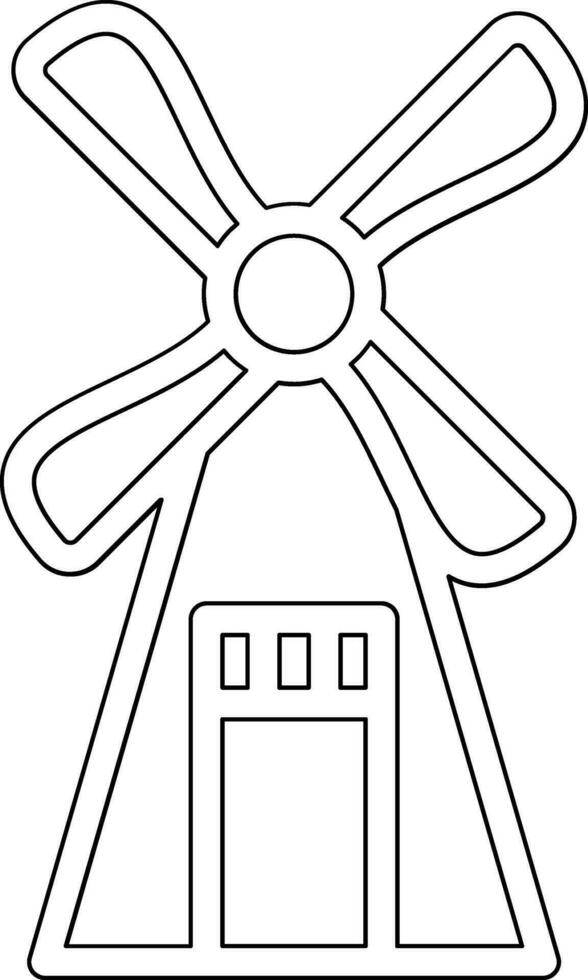 Windmill Vector Icon