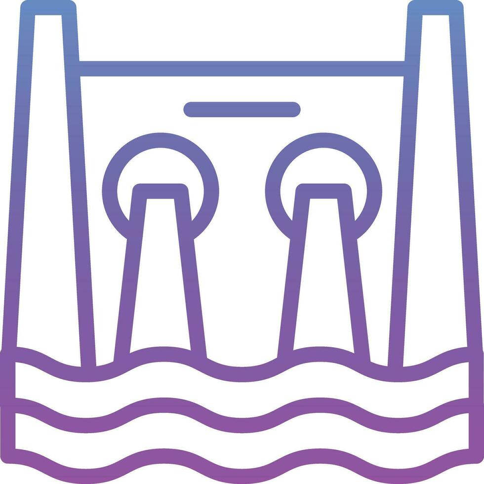 Hydro Power Vector Icon