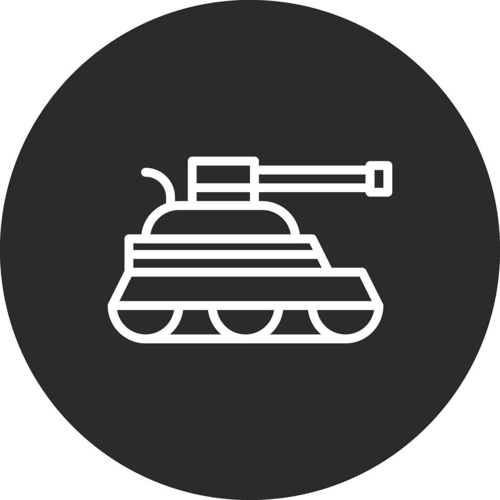 Ejército tanque vector icono