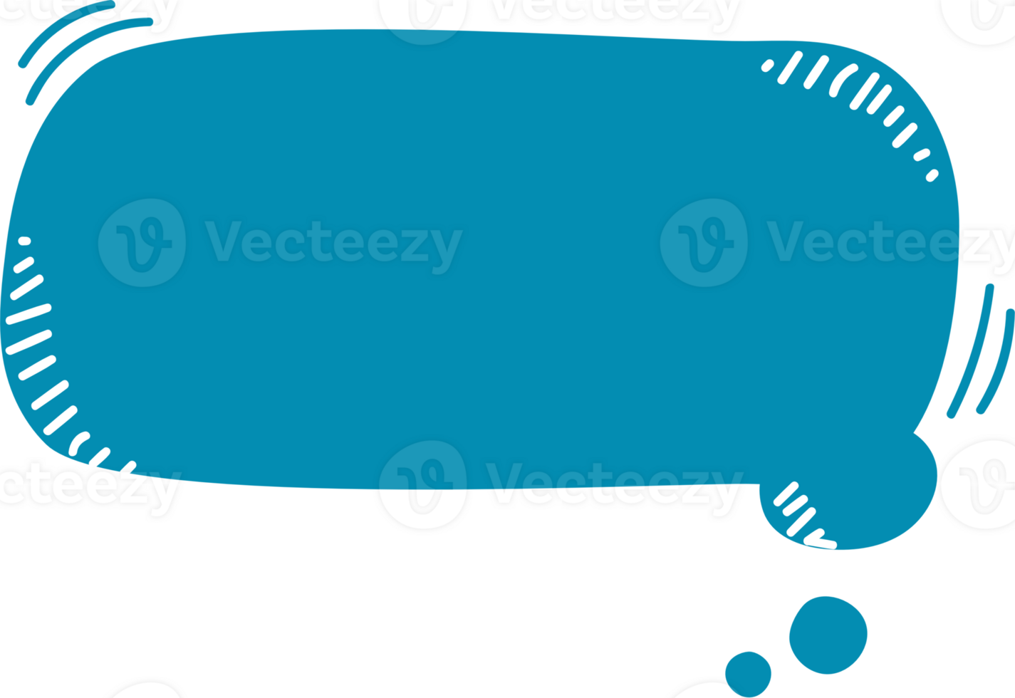 Colorful pastel blue color speech bubble balloon, icon sticker memo keyword planner text box banner, flat png transparent element design