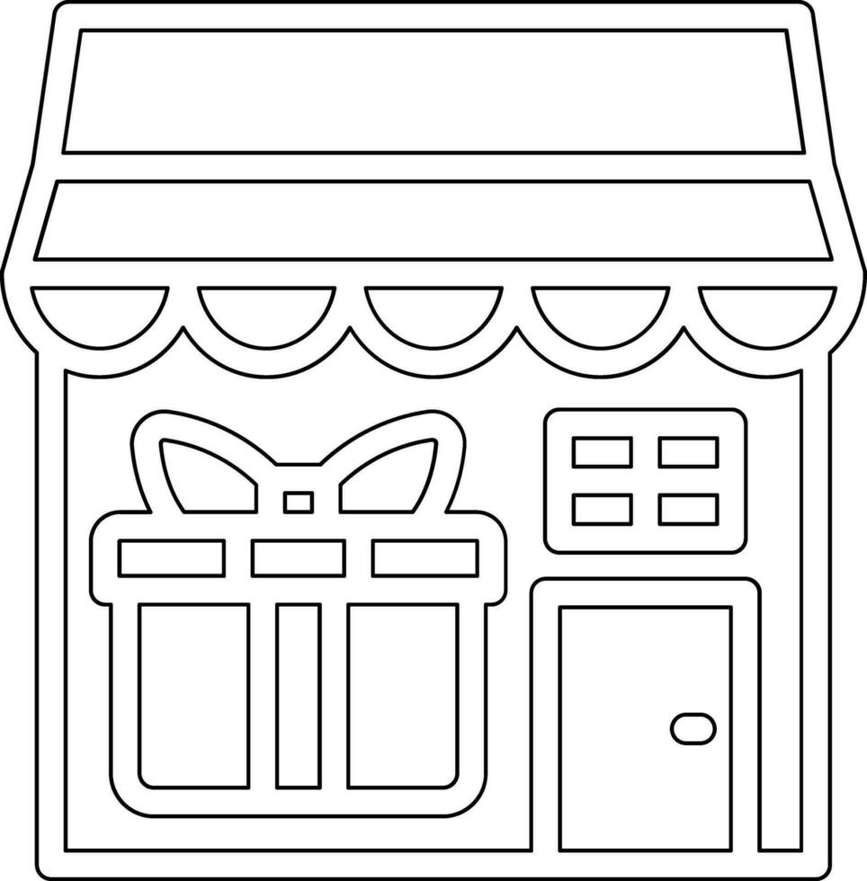 Gift Shop Vector Icon