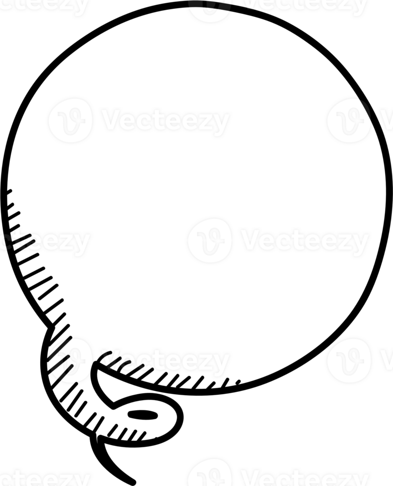 Black and white color speech bubble balloon, icon sticker memo keyword planner text box banner, flat png transparent element design