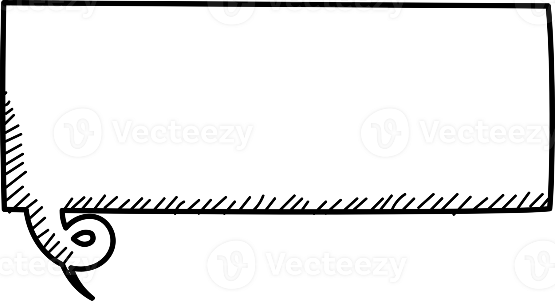 Black and white color speech bubble balloon, icon sticker memo keyword planner text box banner, flat png transparent element design