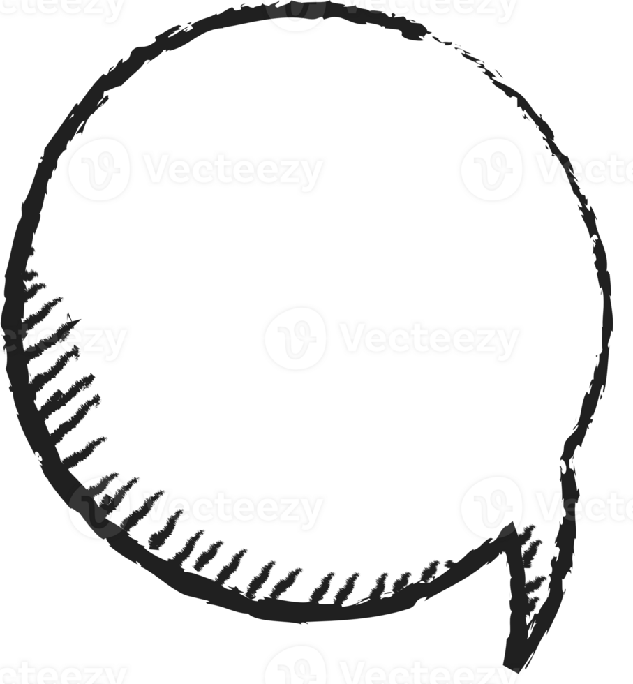 Black and white color speech bubble balloon, icon sticker memo keyword planner text box banner, flat png transparent element design