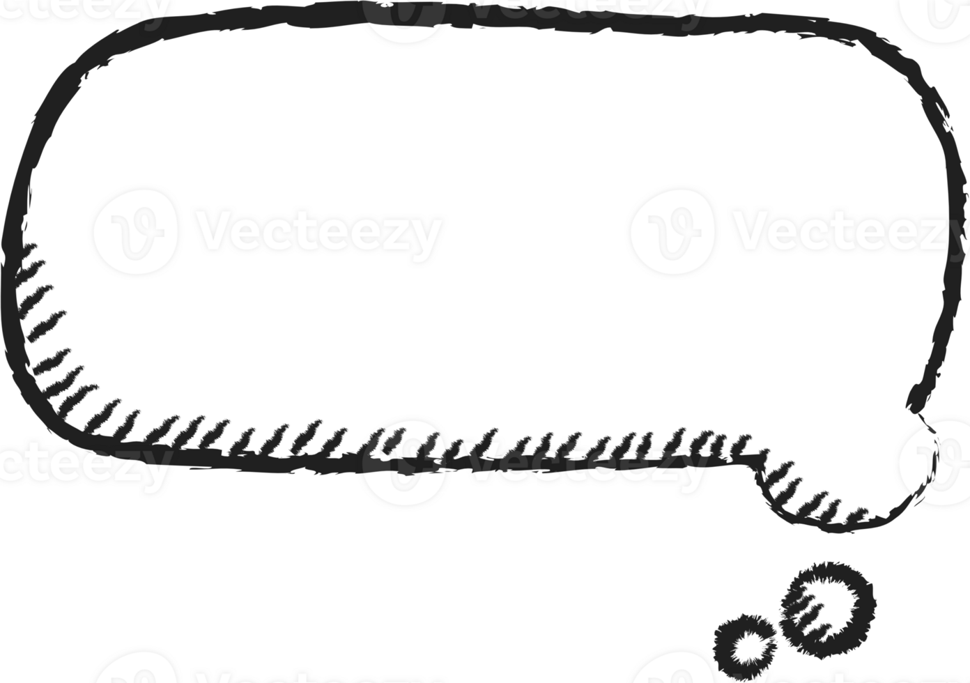 Black and white color speech bubble balloon, icon sticker memo keyword planner text box banner, flat png transparent element design