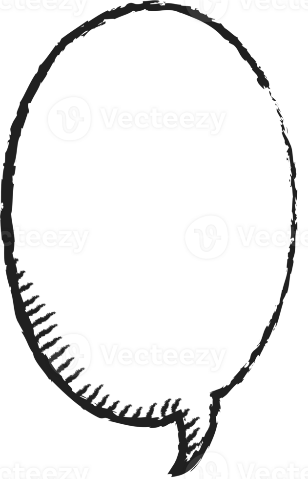 Black and white color speech bubble balloon, icon sticker memo keyword planner text box banner, flat png transparent element design
