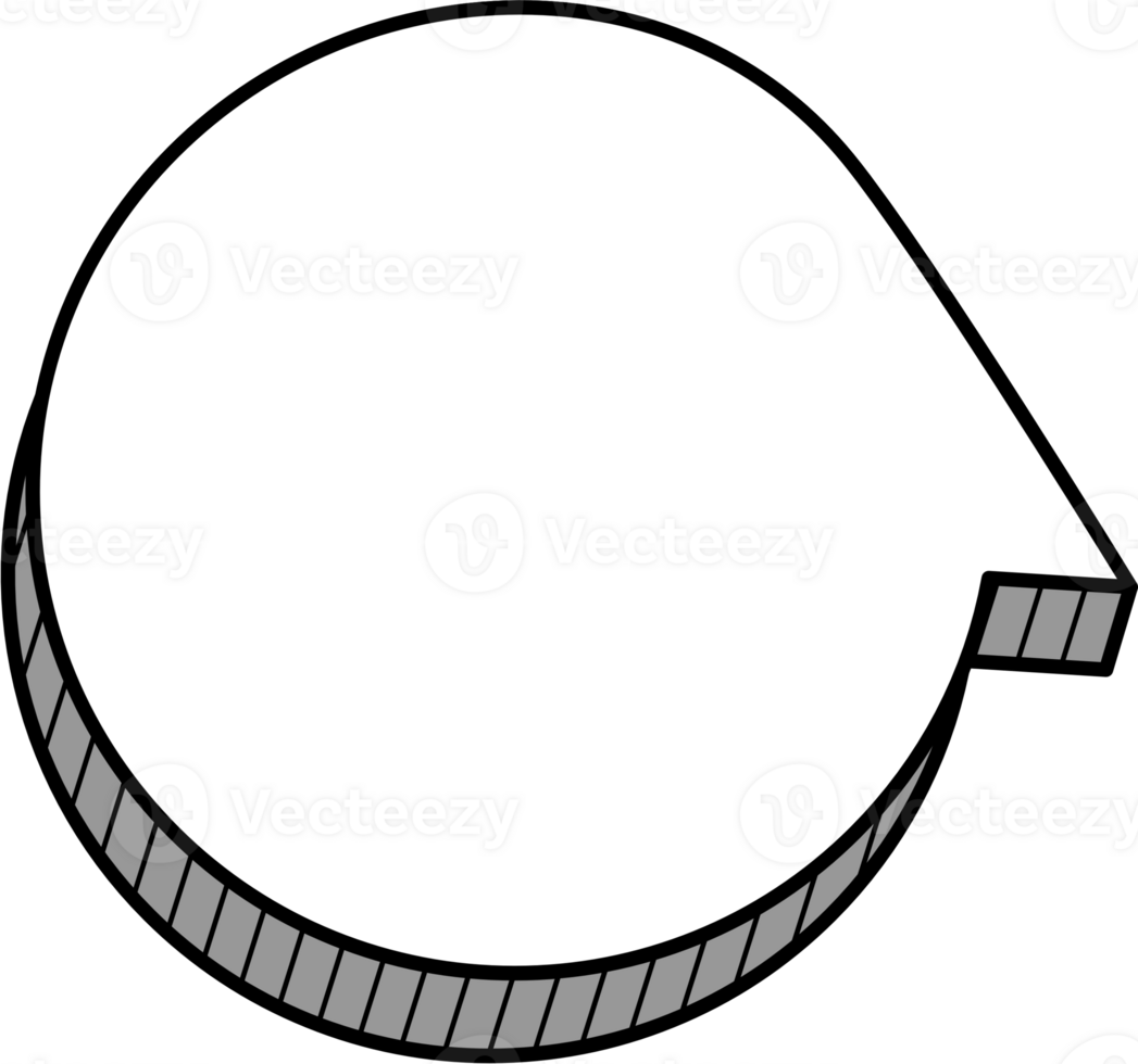 3d speech bubble balloon black and white color icon sticker memo keyword planner text box banner, flat png transparent element design