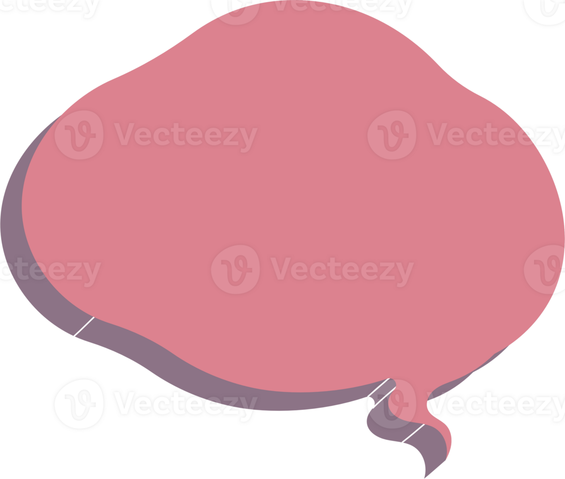Colorful pastel color speech bubble balloon, icon sticker memo keyword planner text box banner, flat png transparent element design