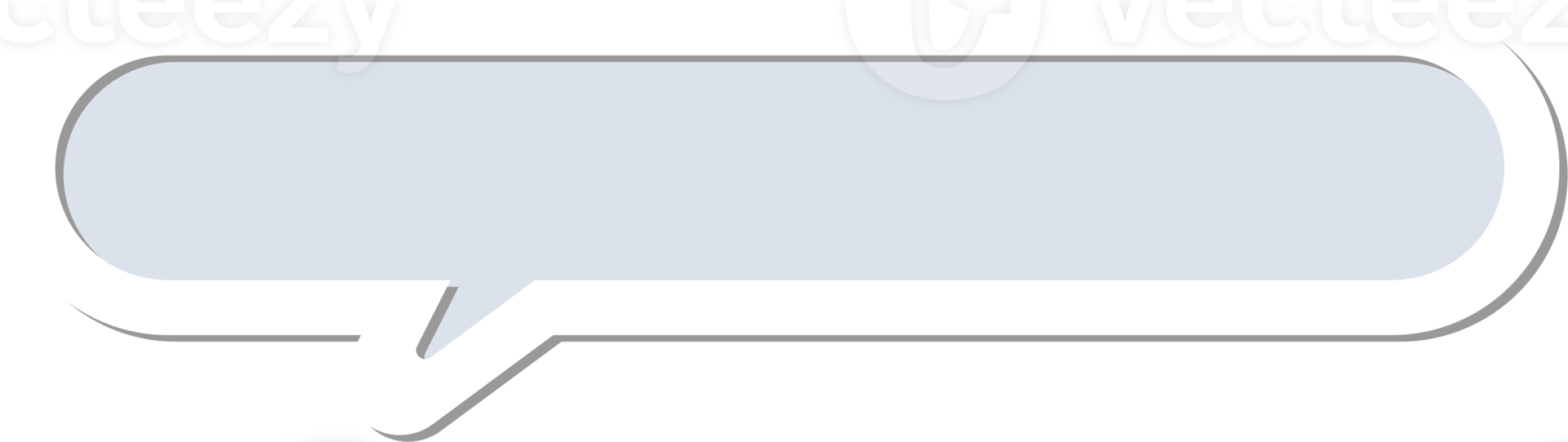 speech bubble balloon icon sticker memo keyword planner text box banner, flat png transparent element design
