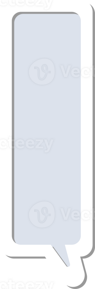 speech bubble balloon icon sticker memo keyword planner text box banner, flat png transparent element design