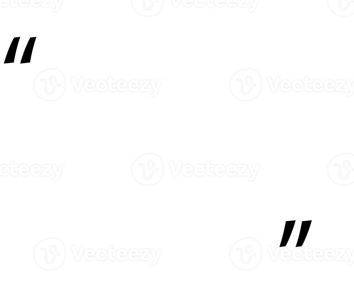 Black and white speech bubble balloon with quotation marks, icon sticker memo keyword planner text box banner, flat png transparent element design
