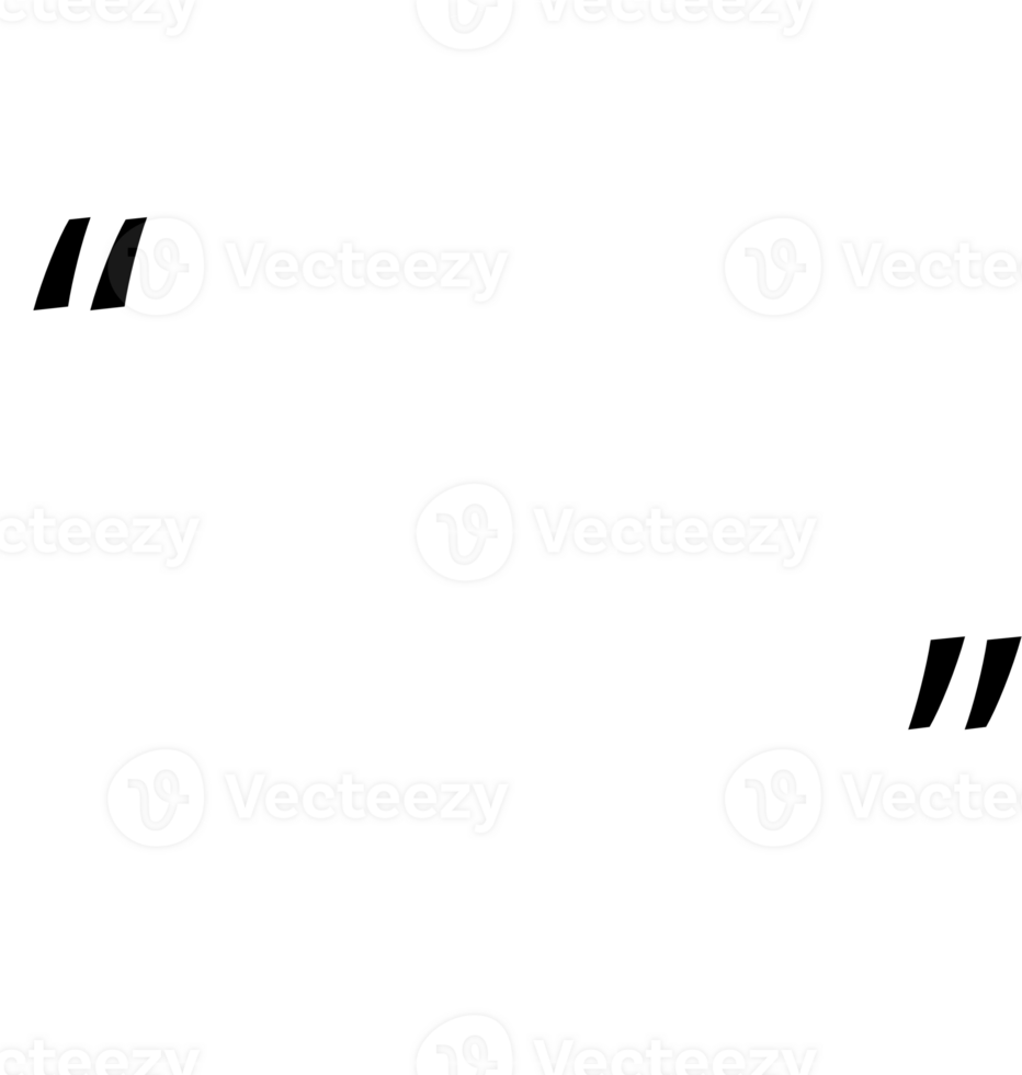 Black and white speech bubble balloon with quotation marks, icon sticker memo keyword planner text box banner, flat png transparent element design