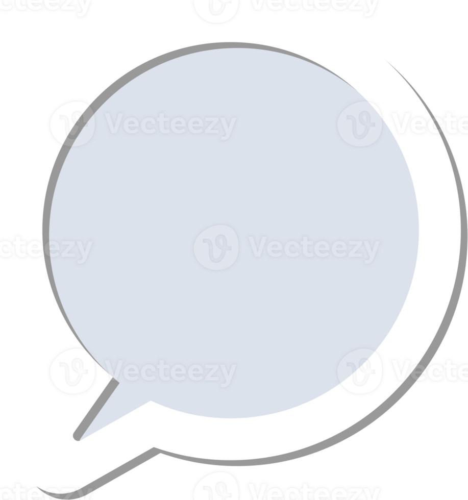 speech bubble balloon icon sticker memo keyword planner text box banner, flat png transparent element design