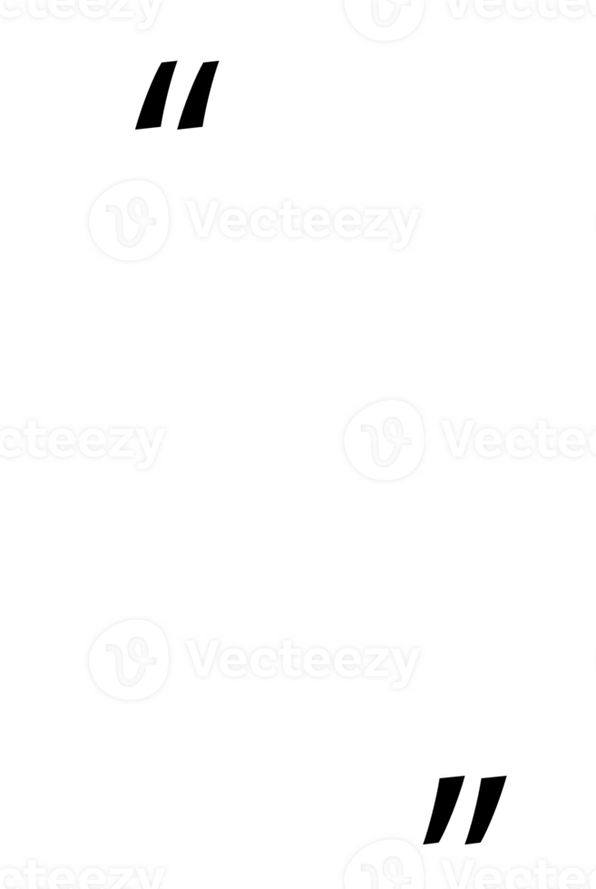 Black and white speech bubble balloon with quotation marks, icon sticker memo keyword planner text box banner, flat png transparent element design