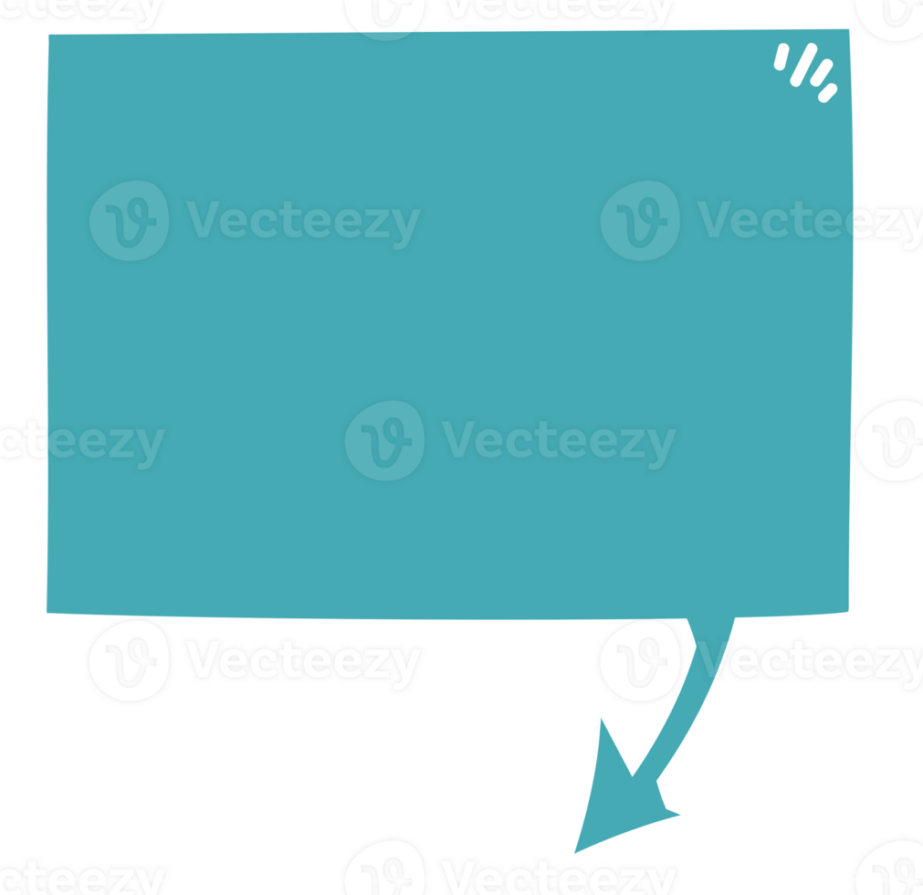 Colorful pastel green color speech bubble balloon with arrow point, icon sticker memo keyword planner text box banner, flat png transparent element design