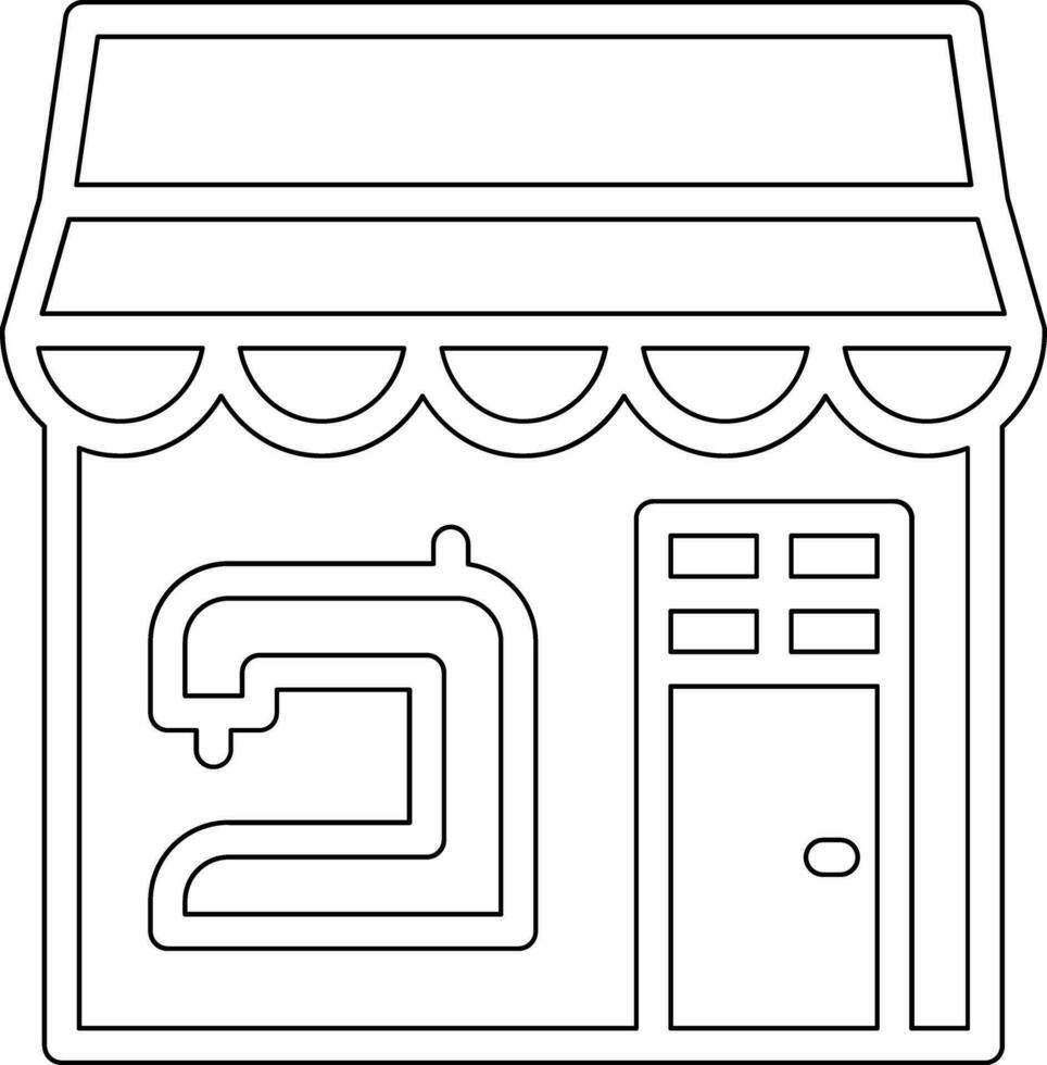 Tailor Shop Vector Icon