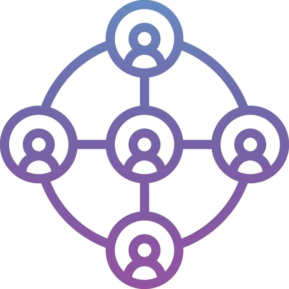 User Connection Vector Icon