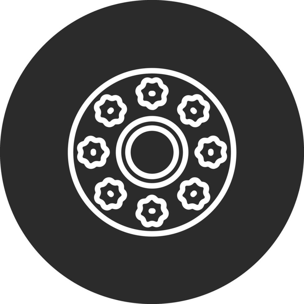 Old Plate Vector Icon