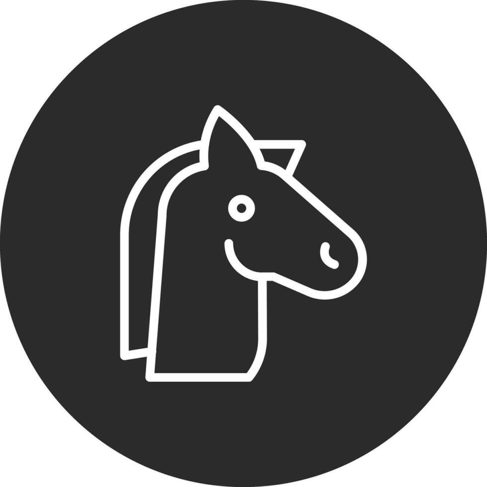 icono de vector de caballo