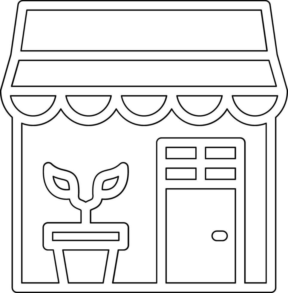 Plant Shop Vector Icon