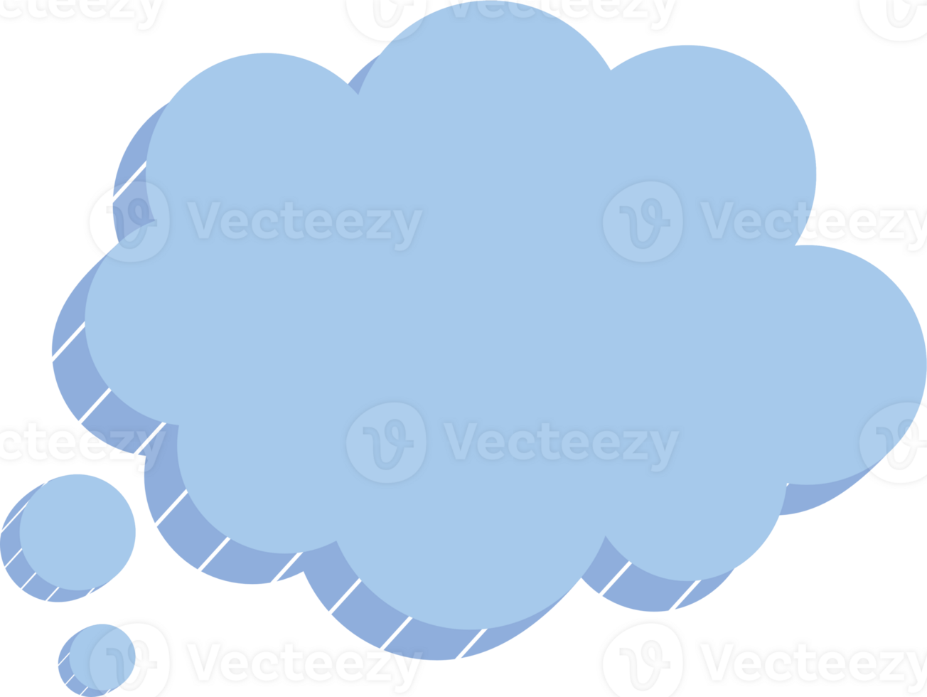 3d blue color color speech bubble balloon, icon sticker memo keyword planner text box banner, flat png transparent element design