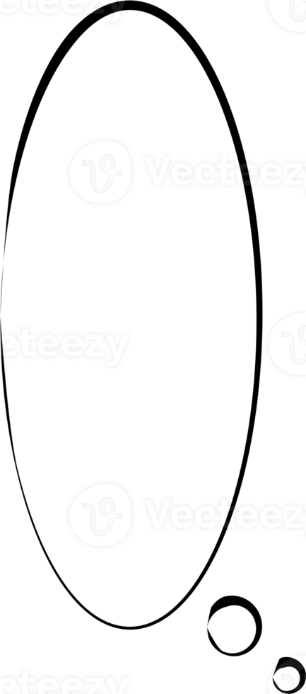 Black and white speech bubble balloon, icon sticker memo keyword planner text box banner, flat png transparent element design