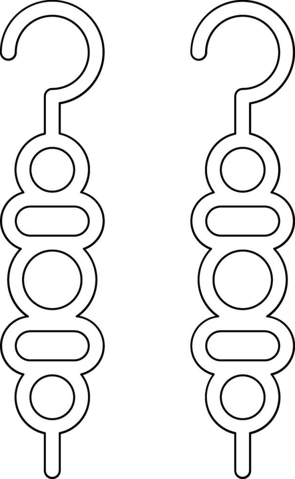 Shish Kebab Vector Icon