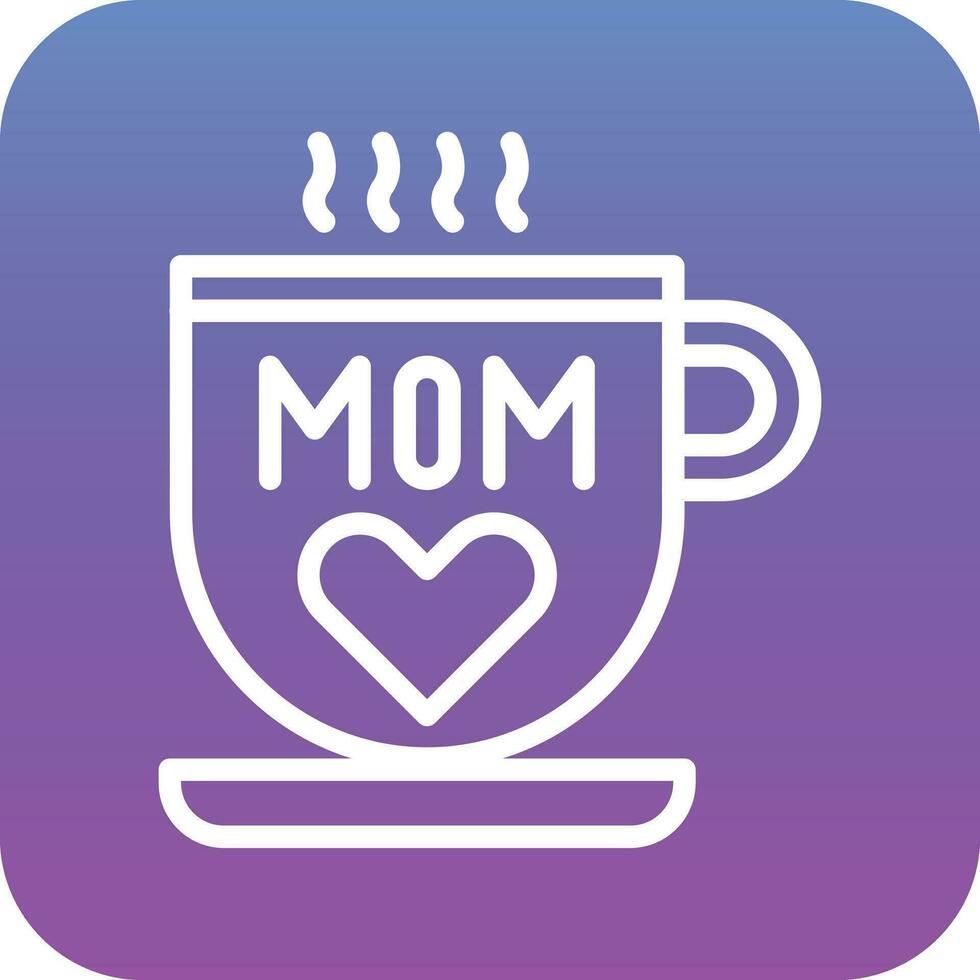 MOM Mug Vector Icon
