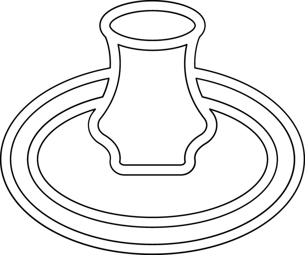 Potter Wheel Vector Icon