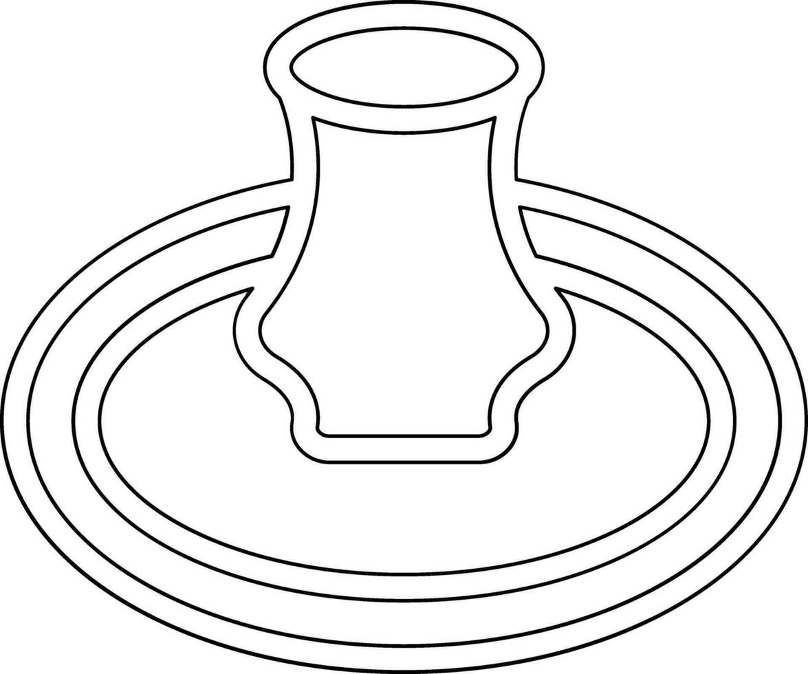 Potter Wheel Vector Icon