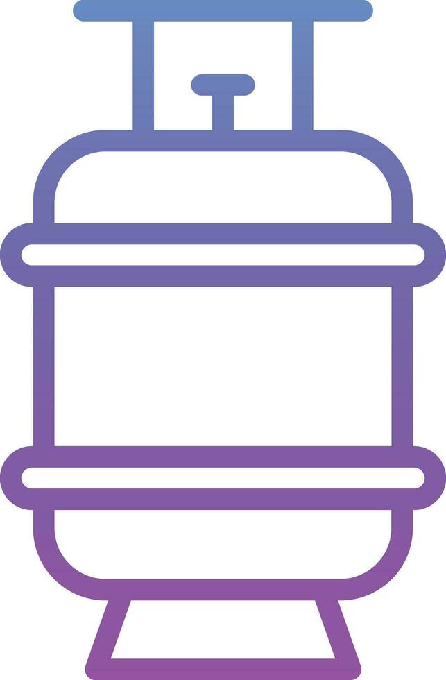 Gas Cylinder Vector Icon