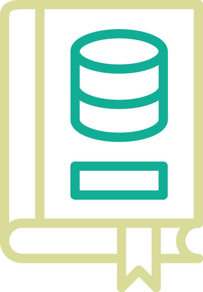 Library Database Vector Icon