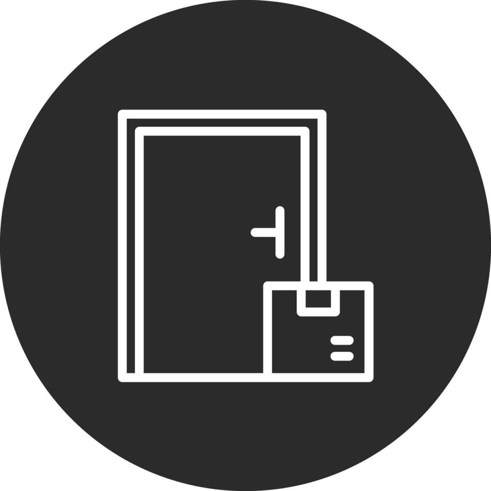 Door Delivery Vector Icon