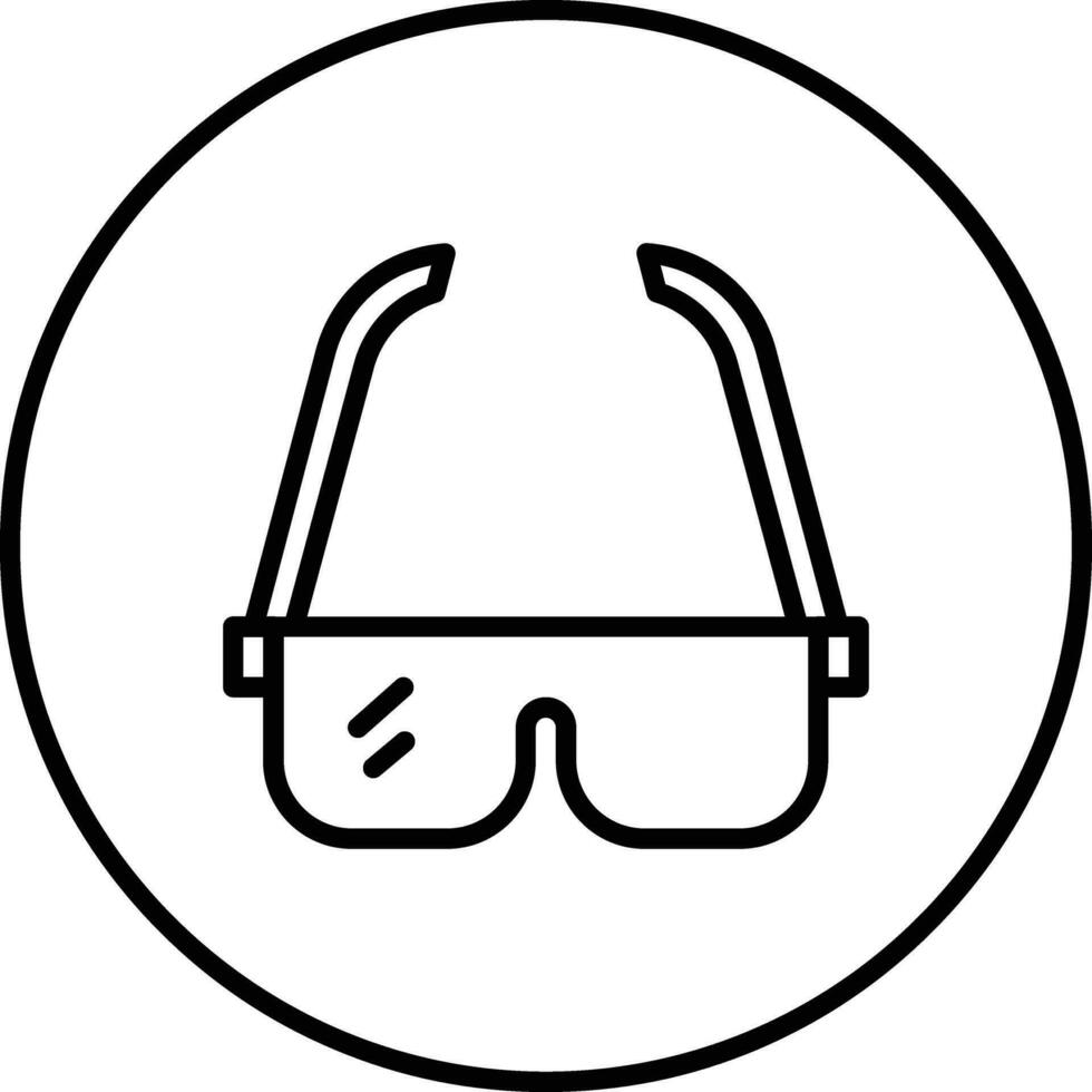Scientist Glasses Vector Icon