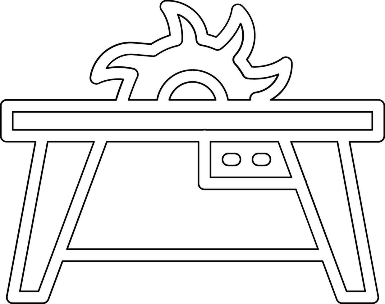 Table Saw Vector Icon