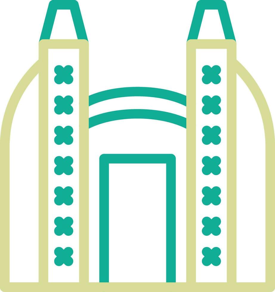 Ishtar Gate Vector Icon
