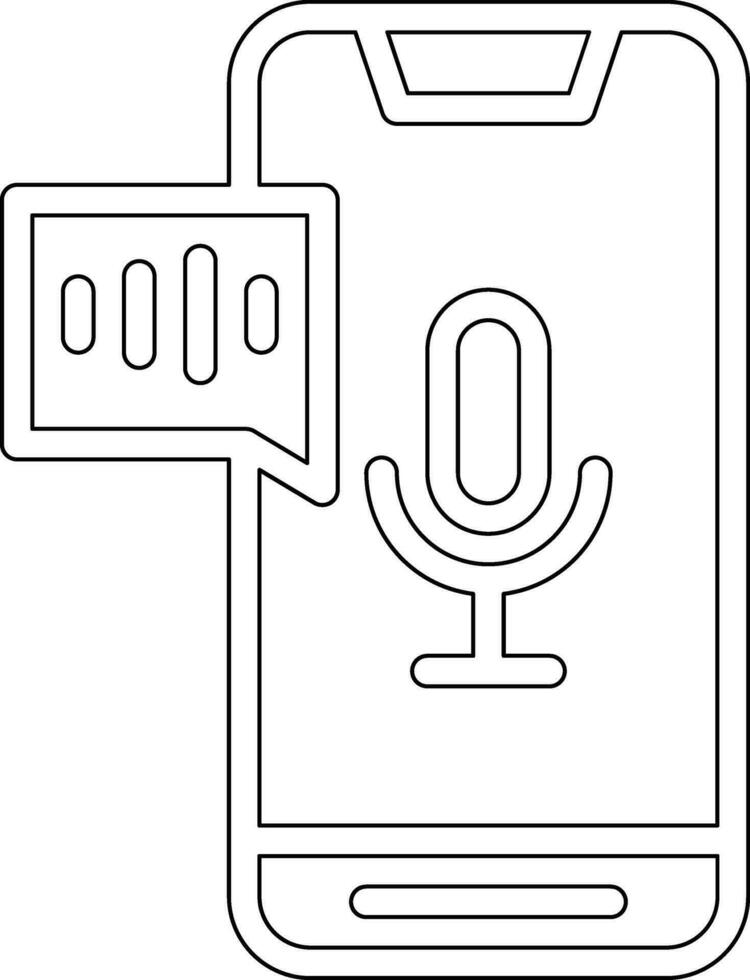 Voice Assistant Vector Icon