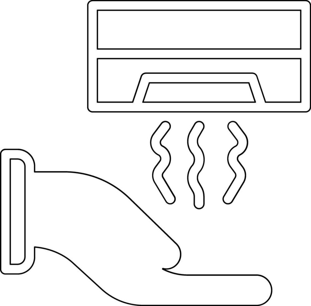 Hand Dryer Vector Icon