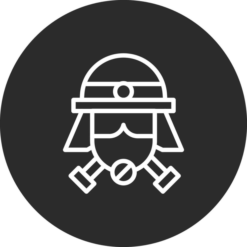 Fireman Mask Vector Icon