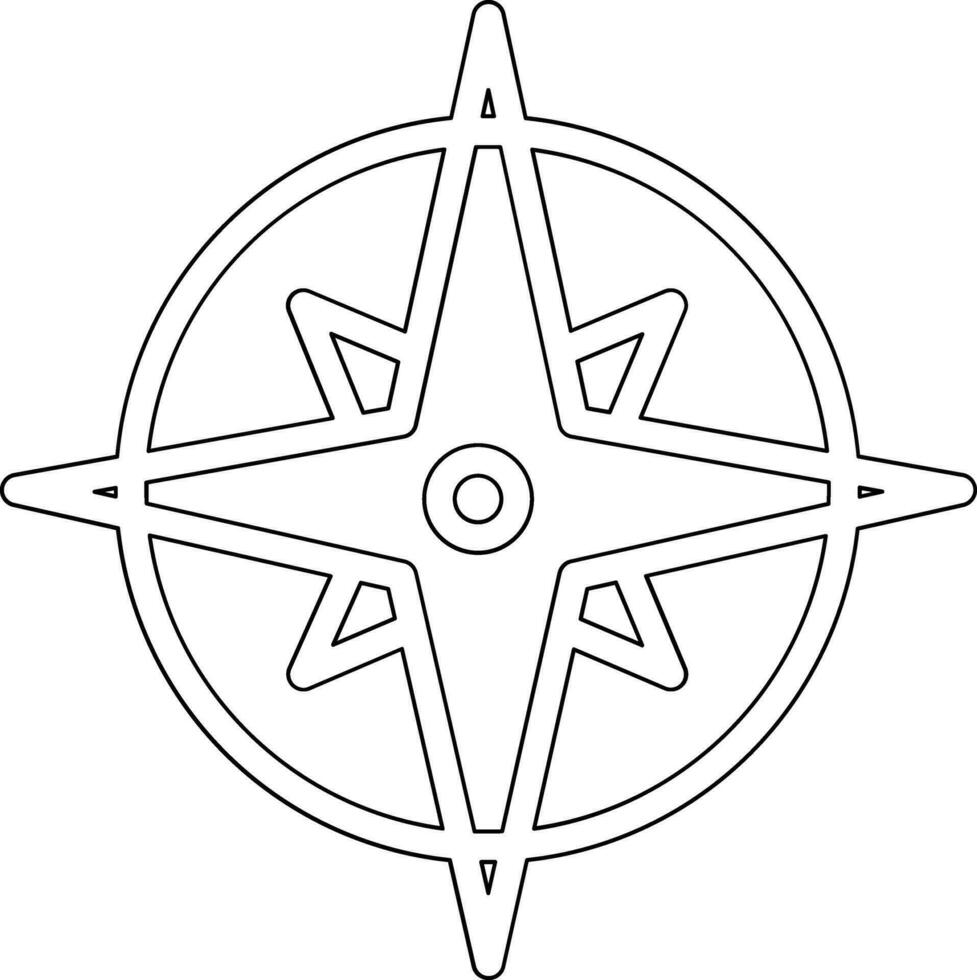 Compass Vector Icon