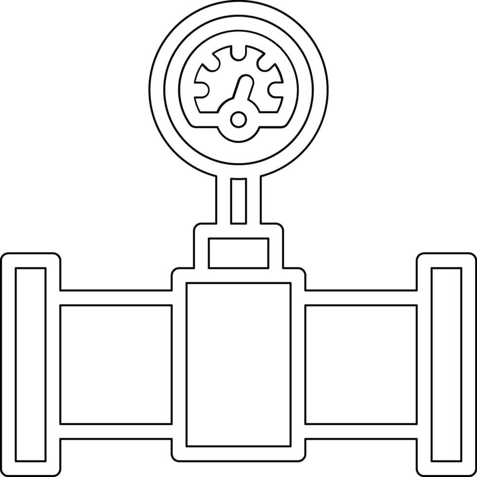 Oil Pipes Vector Icon