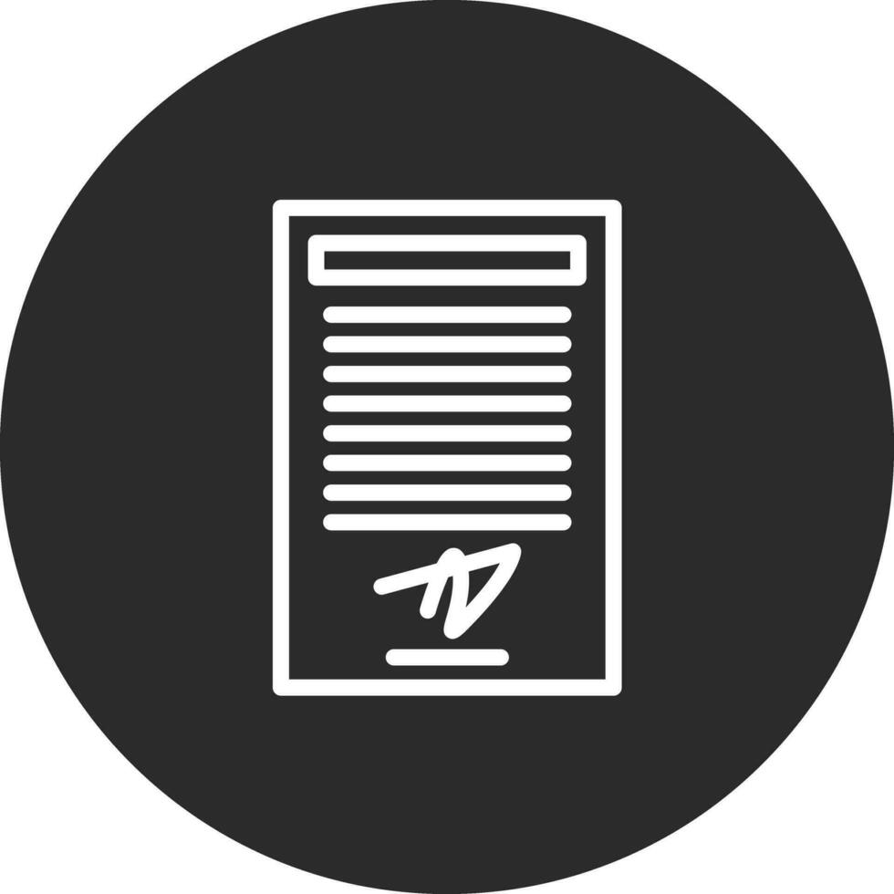 Contract Vector Icon