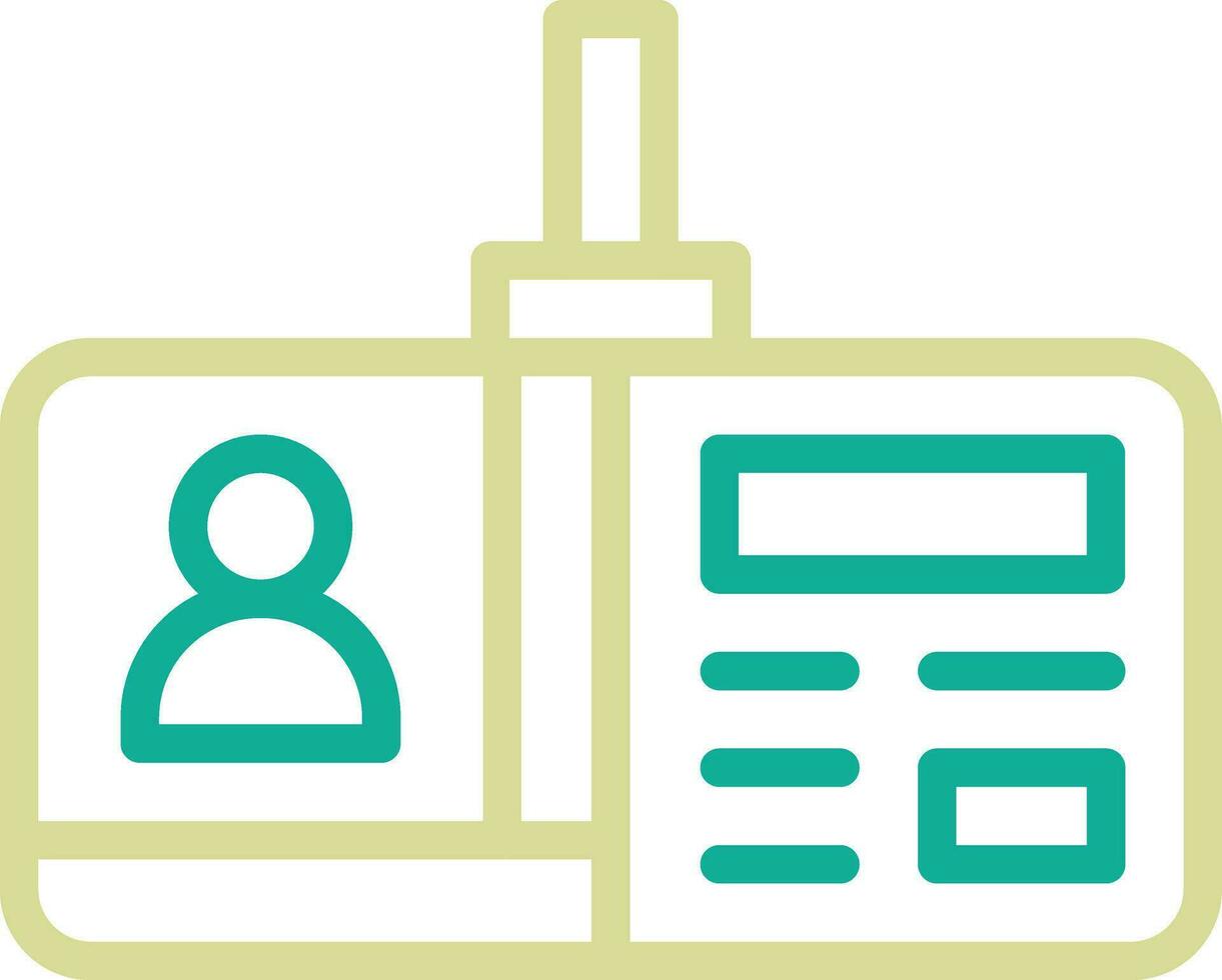 Identification Card Vector Icon